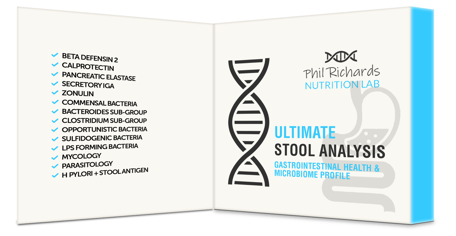 stool pannel open box Ultimate Stool Analysis Box With Markers